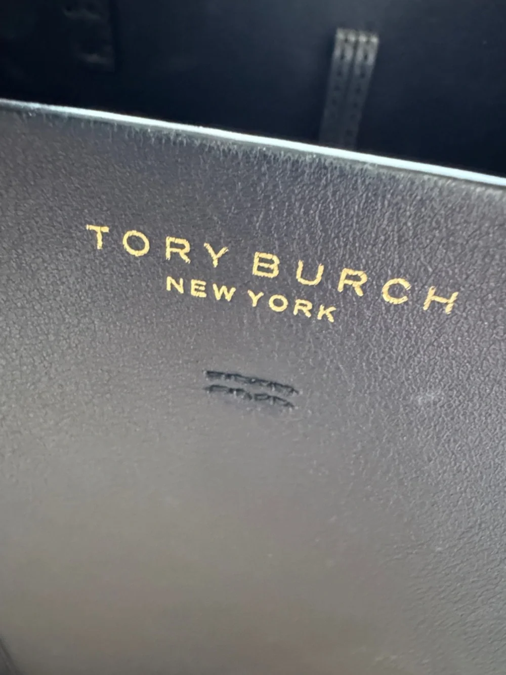 Tory Burch Black Leather Tote